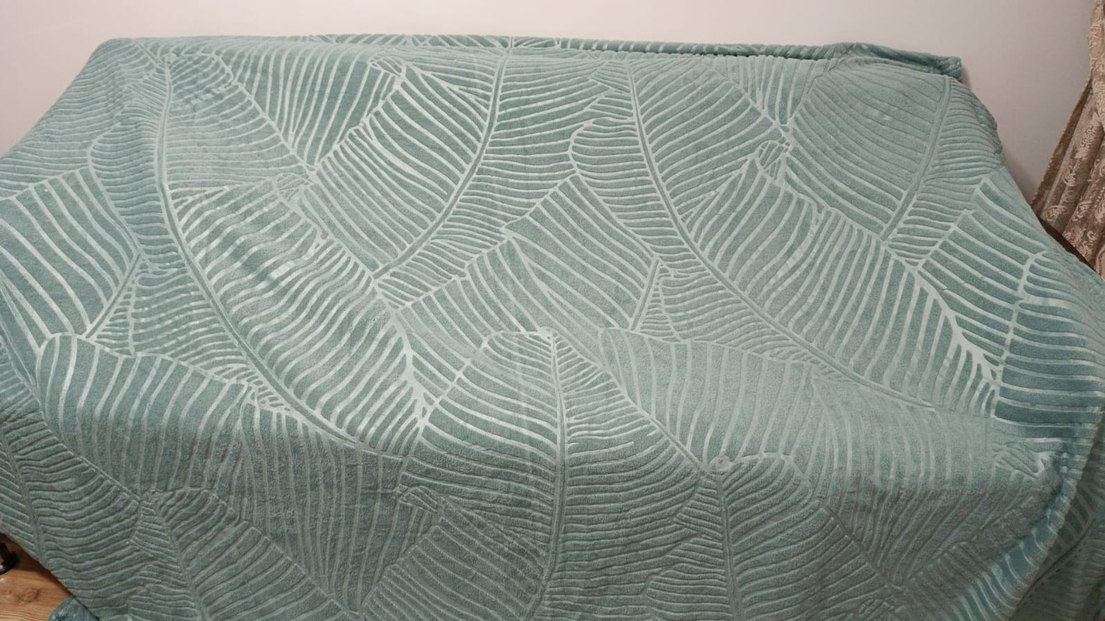 Beyaz Düz Desen Yatak Örtüsü - Görsel 4