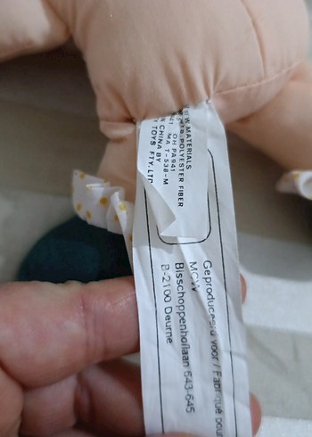 Pastel Beyaz Bebek Oyuncak - Görsel 3