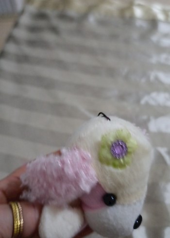 Pastel Pembe Peluş Oyuncak Köpek - Görsel 2