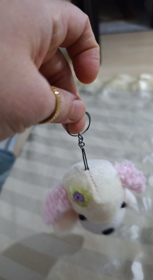 Pastel Pembe Peluş Oyuncak Köpek - Görsel 3