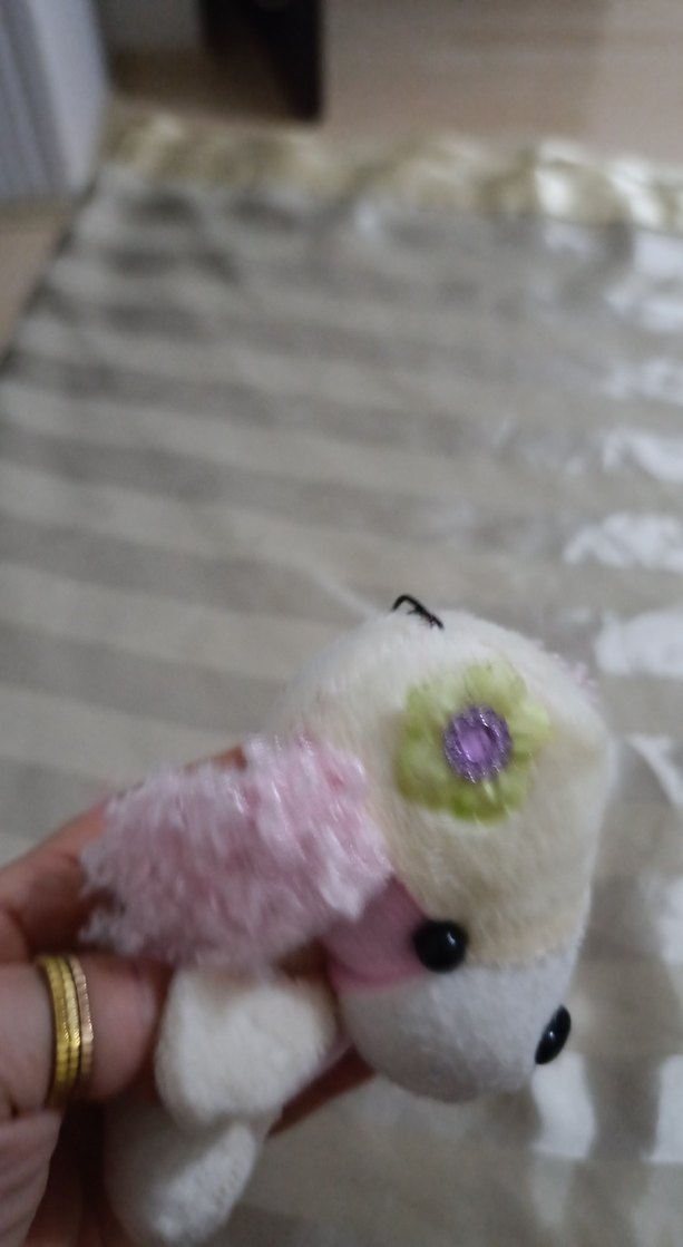 Pastel Pembe Peluş Oyuncak Köpek - Görsel 2
