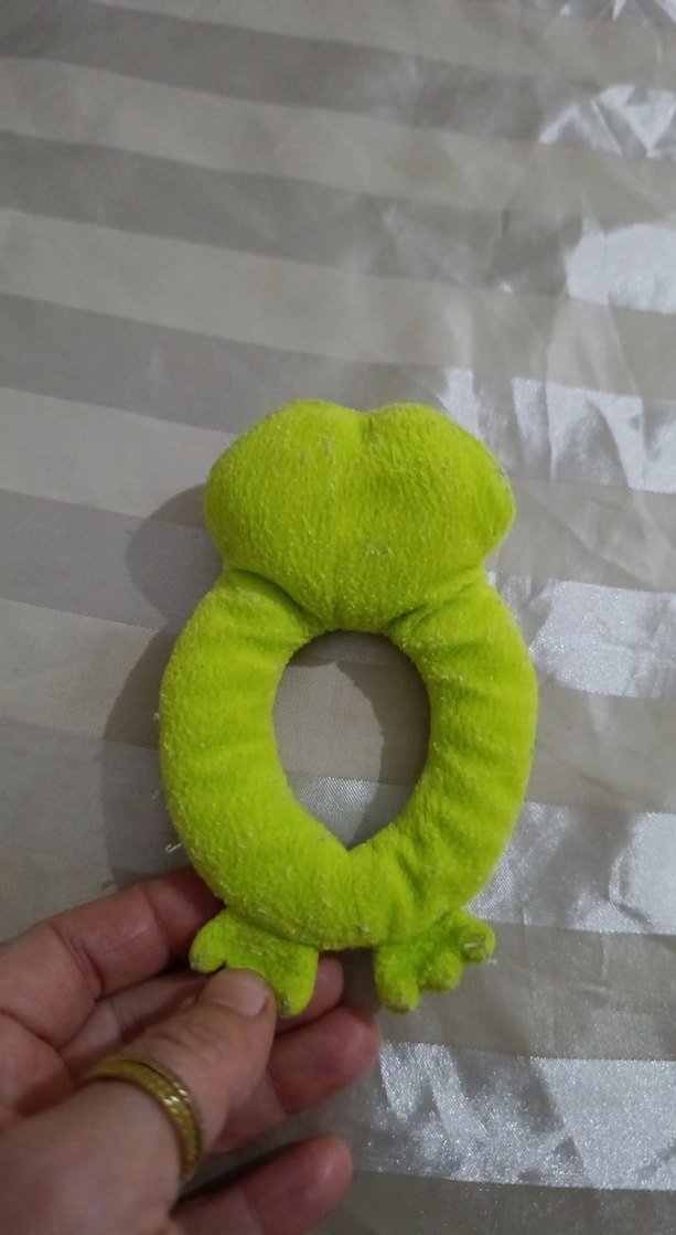 Yeşil Yumuşak Kurbağa Peluş Oyuncak - Görsel 3