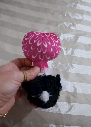 Renkli Pembe Peluş Oyuncak Kuş - Görsel 3