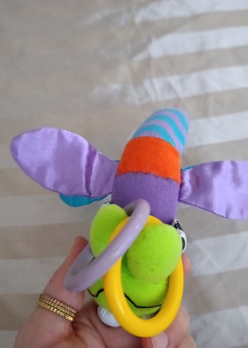 Renkli Diş Kaşıyıcı ve Çıngırak Oyuncak - Görsel 3