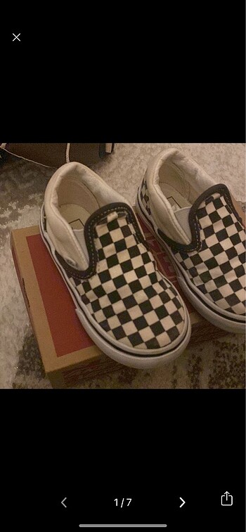 Vans ayakkabı damalı