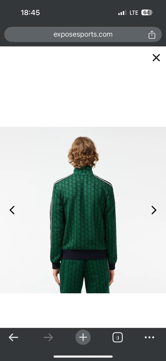 Lacoste Monogram Erkek Eşofman Takım - Görsel 4