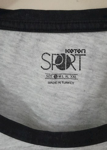 Gri Baskılı Kısa Kollu Erkek Tişört - Görsel 2