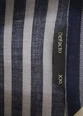 Düğmeli Çizgili Uzun Kollu Kadın Gömlek - Görsel 2