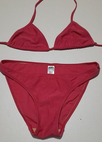 koyu pembe ip Askılı Kadın Bikini alt ust