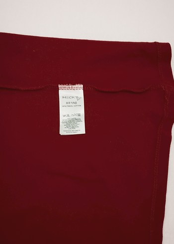 8 Yaş Beden Bordo Erkek Çocuk Baskılı Kolsuz Tişört