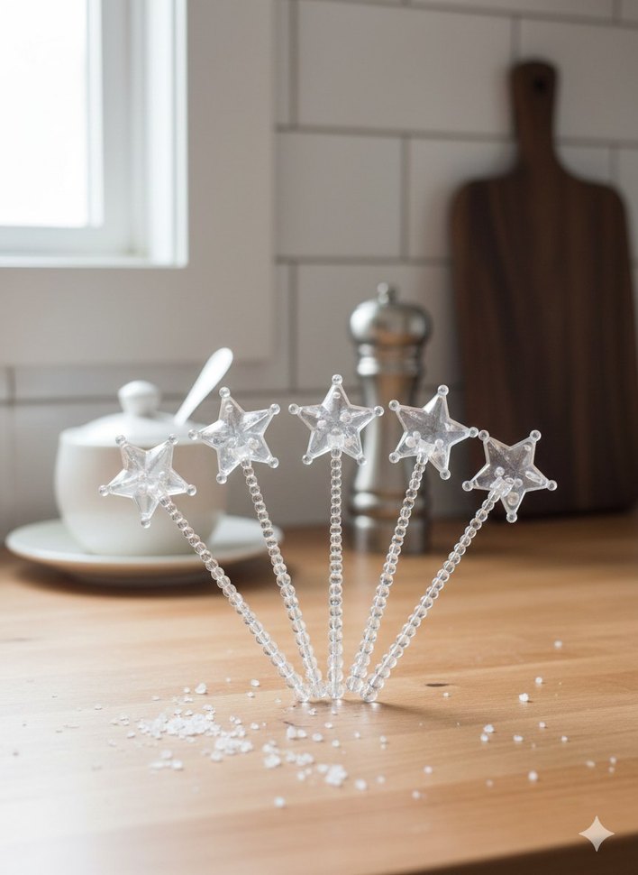 Boncuk Detaylı Sihirli Asa Tuzluk Seti - Görsel 2