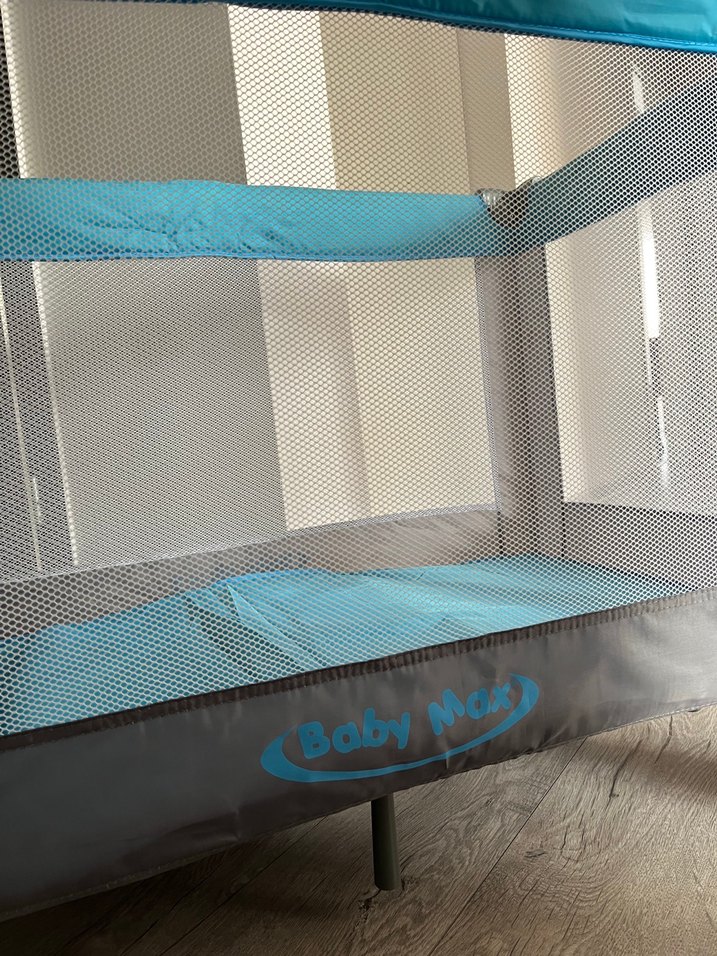 Gri ve Turkuaz  Park Yatak - Görsel 4