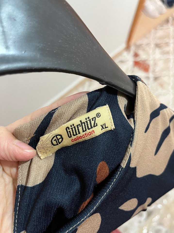 Bohem Uzun Kollu V Yaka Kadın Elbise - Görsel 4