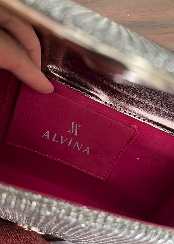 Gri Modern Klasik Kadın Portföy Çanta - Görsel 4