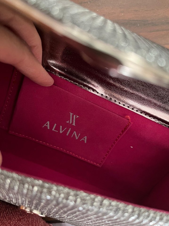 Gri Modern Klasik Kadın Portföy Çanta - Görsel 4