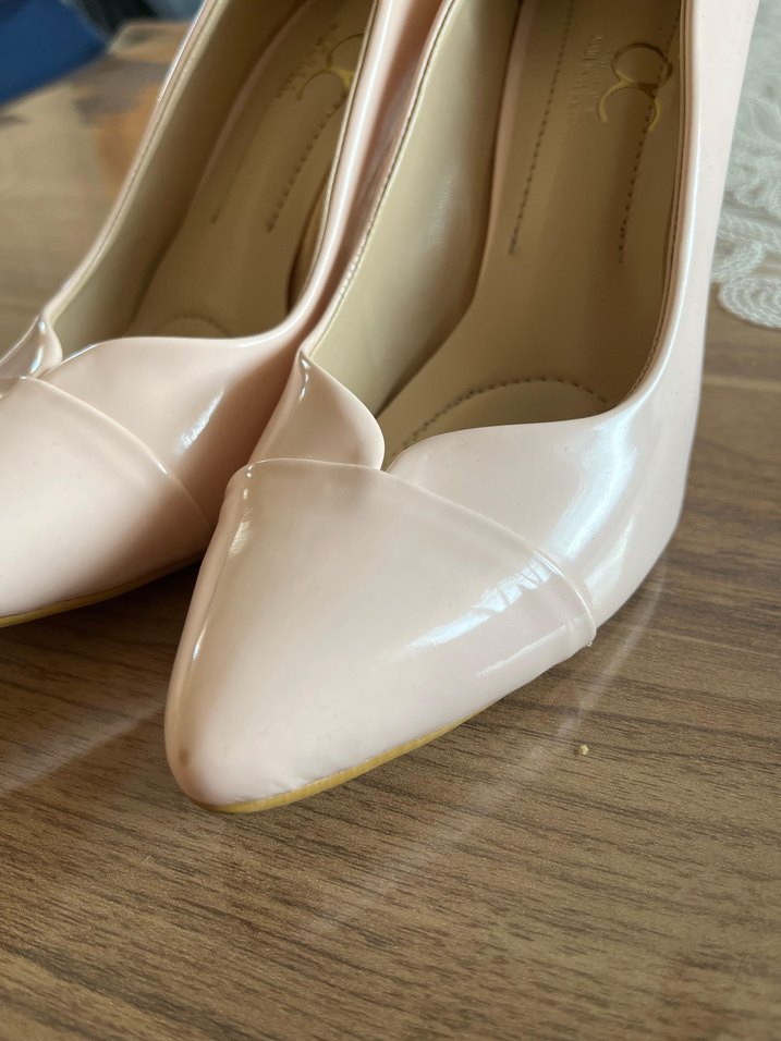 Pudra Stiletto Topuklu Kadın Ayakkabı - Görsel 3