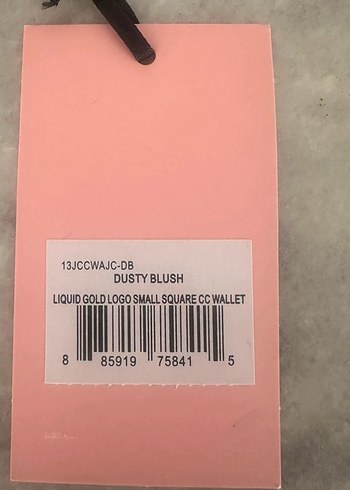 Juicy Couture Juicy Couture Pembe Deri Fermuarlı Cüzdan