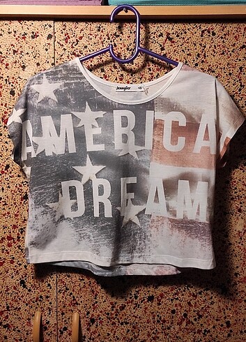 American Dream crop Tshirt 