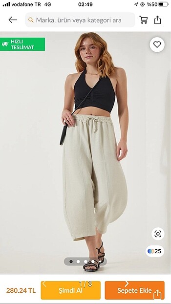 Bej pantalon
