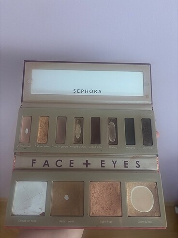 SEPHORA yüz ve göz far seti