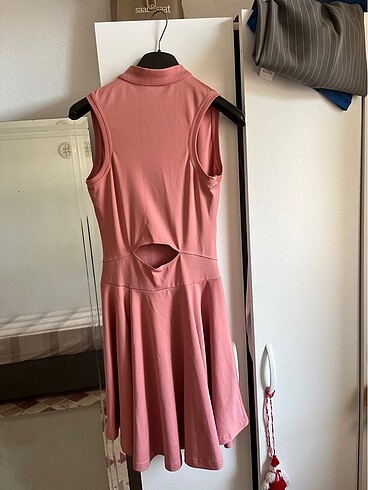 m Beden pembe Renk Mavi Polo yakalı tişört