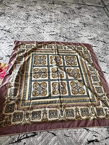 Diğer Renkli cool şal eşarp başörtüsü