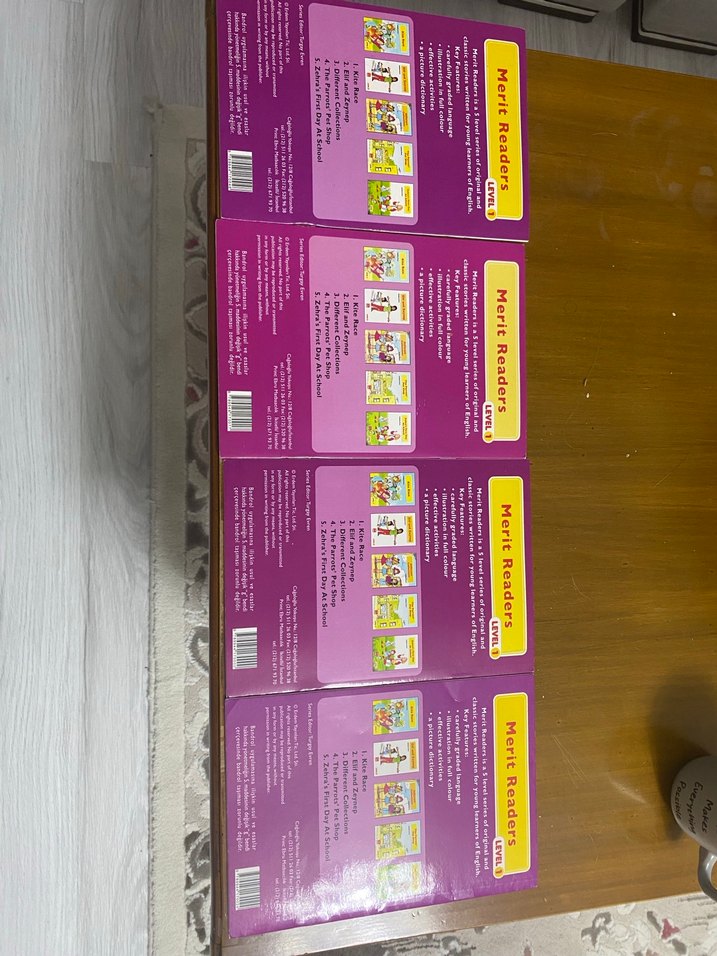 Level 1 ingilizce kitap 4 adet - Görsel 2