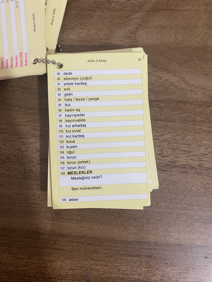 Korece Dil Kartları ve Konuşma Kılavuzu - Görsel 3