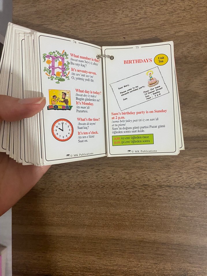 Miracle 4. Sınıf İngilizce Dil Kartları - Görsel 3