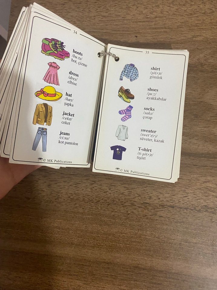 Miracle 4. Sınıf İngilizce Dil Kartları - Görsel 2