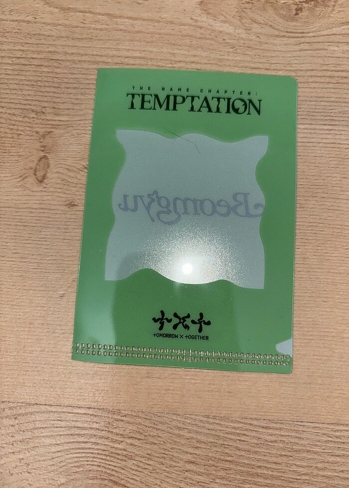 txt temptation official photocard holder - Görsel 3