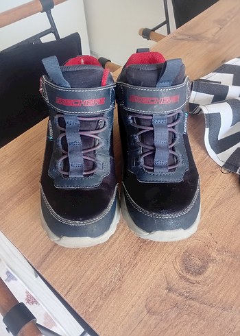 Kırmızı Gri Cırt Cırtlı Erkek Çocuk Botu - Görsel 6