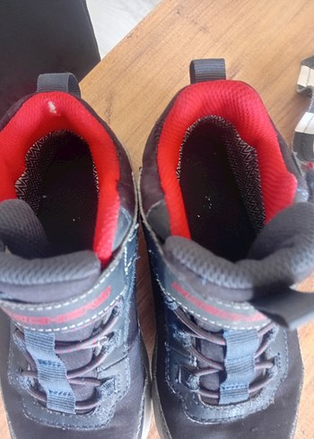 Kırmızı Gri Cırt Cırtlı Erkek Çocuk Botu - Görsel 5