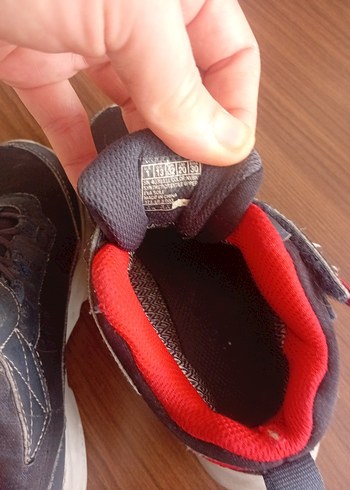 Kırmızı Gri Cırt Cırtlı Erkek Çocuk Botu - Görsel 4