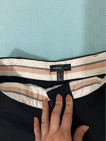 Mango siyah şort - Görsel 7