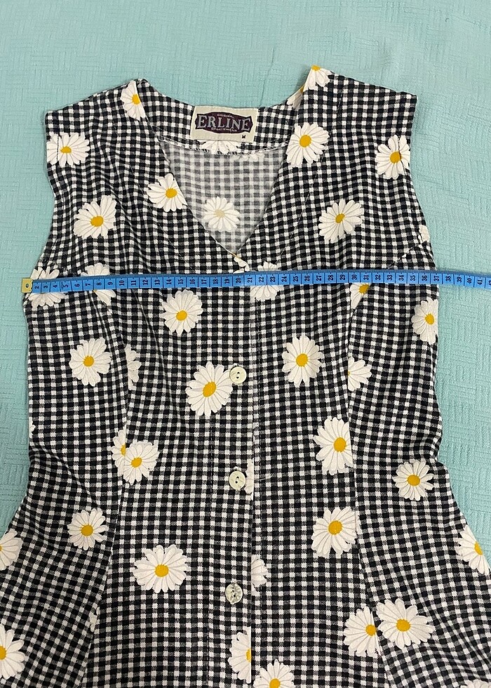 Papatya desenli elbise - Görsel 2