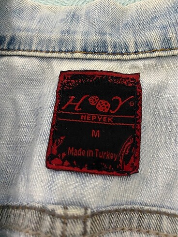 HepYek marka açık mavi kot yelek - Görsel 7