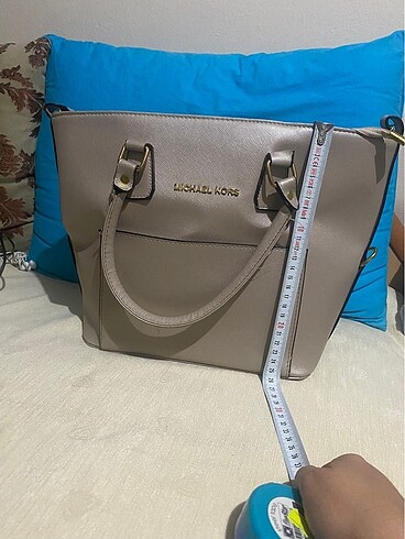 Krem renkli büyük boy kalıp çanta - Görsel 2