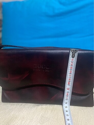 Bordo renkli küçük boy kalıp çanta - Görsel 3