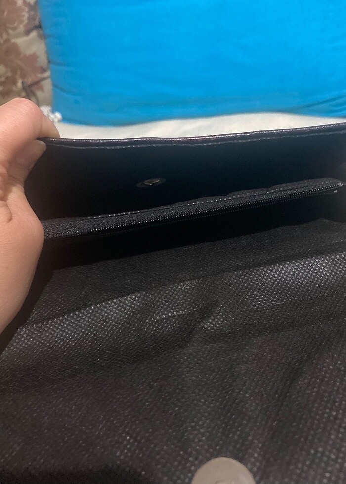 Bordo renkli küçük boy kalıp çanta - Görsel 5