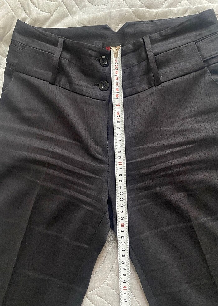 Modal marka  pantolon koyu gri renk füme - Görsel 4