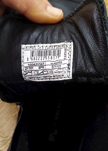 Siyah Deri Tokalı Erkek Bot - Görsel 9