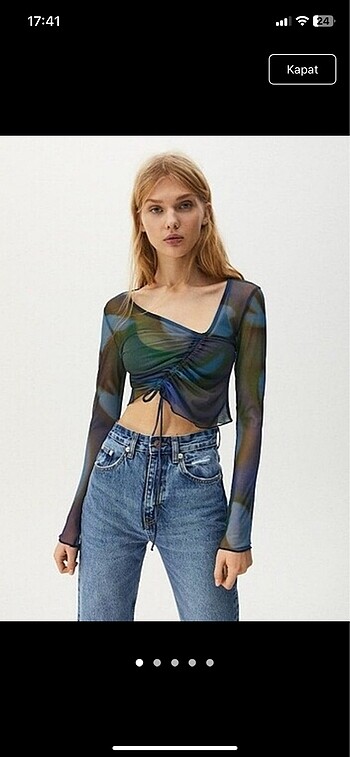 Pull and Bear Pull&bear tül üst