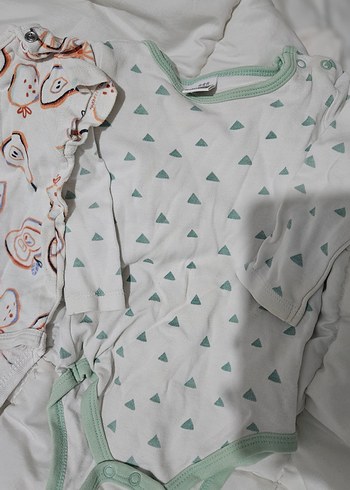 Bebek  Kolsuz Pamuklu Body Seti - Görsel 5