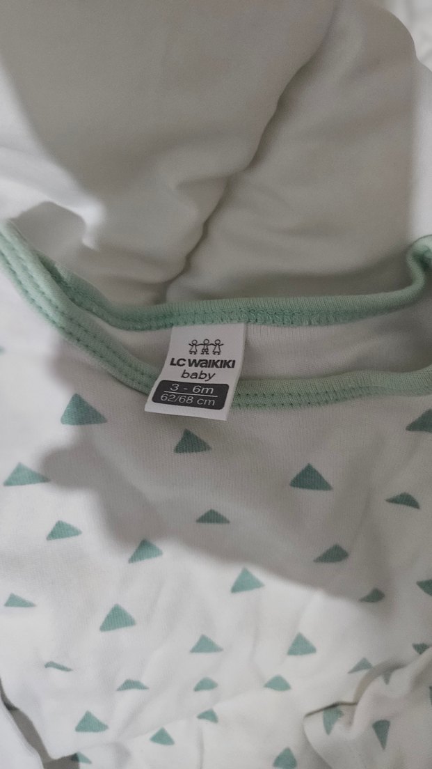 Bebek  Kolsuz Pamuklu Body Seti - Görsel 3