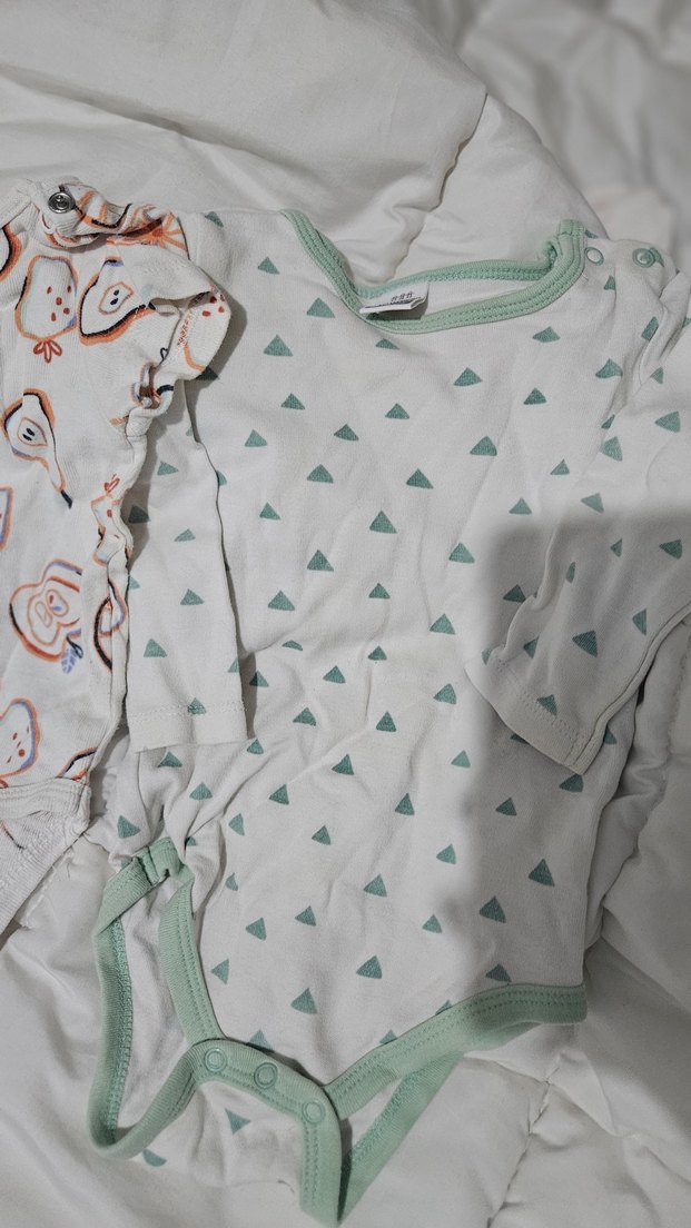 Bebek  Kolsuz Pamuklu Body Seti - Görsel 5