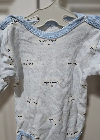 Mavi Uzun Kollu Bebek Body - Görsel 4