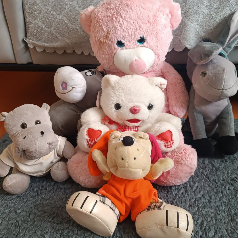 Renkli Peluş Oyuncak Ayı ve Hayvanlar - Görsel 3