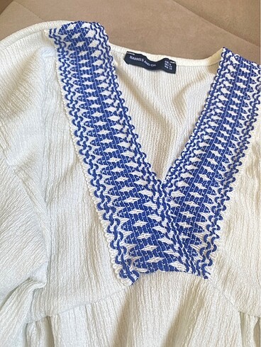 Nakış işlemeli bluz - Görsel 11