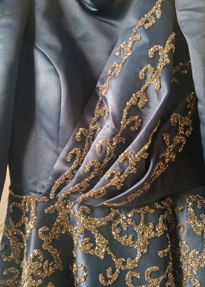 40 beden tesettür abiye - Görsel 2